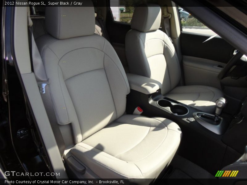 Super Black / Gray 2012 Nissan Rogue SL