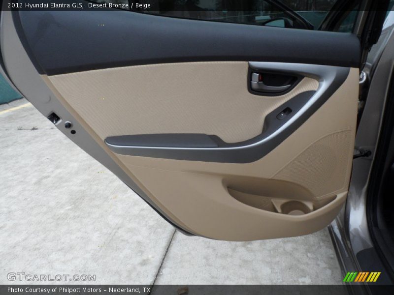 Desert Bronze / Beige 2012 Hyundai Elantra GLS