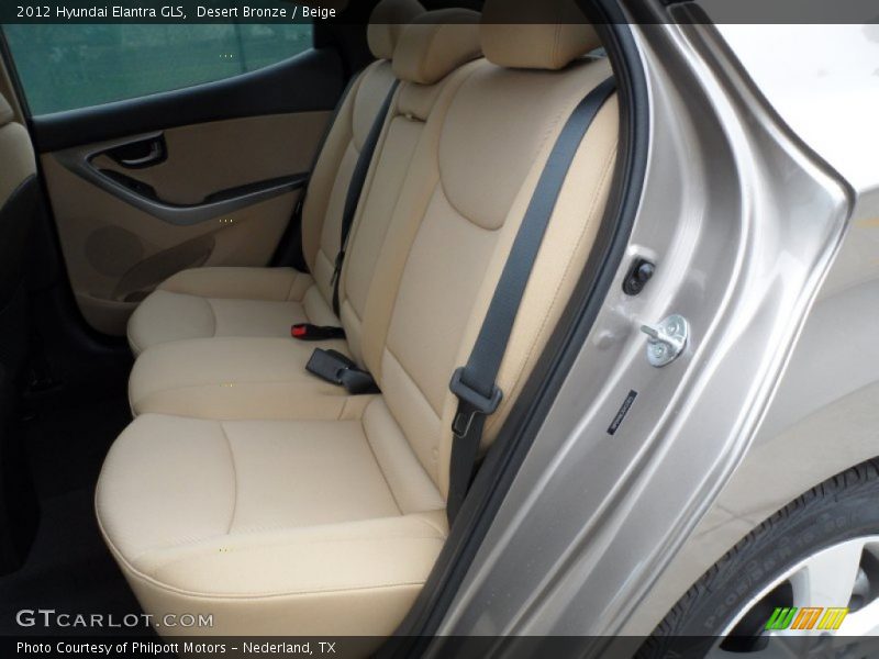 Desert Bronze / Beige 2012 Hyundai Elantra GLS