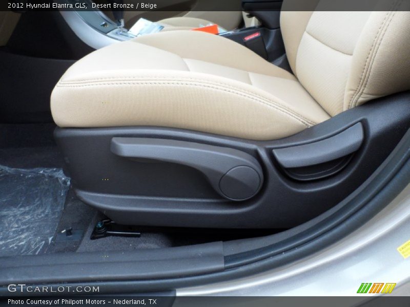 Desert Bronze / Beige 2012 Hyundai Elantra GLS