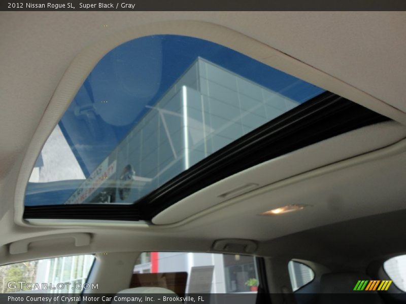 Super Black / Gray 2012 Nissan Rogue SL