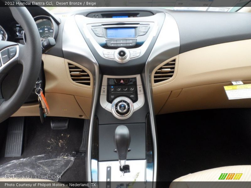 Desert Bronze / Beige 2012 Hyundai Elantra GLS