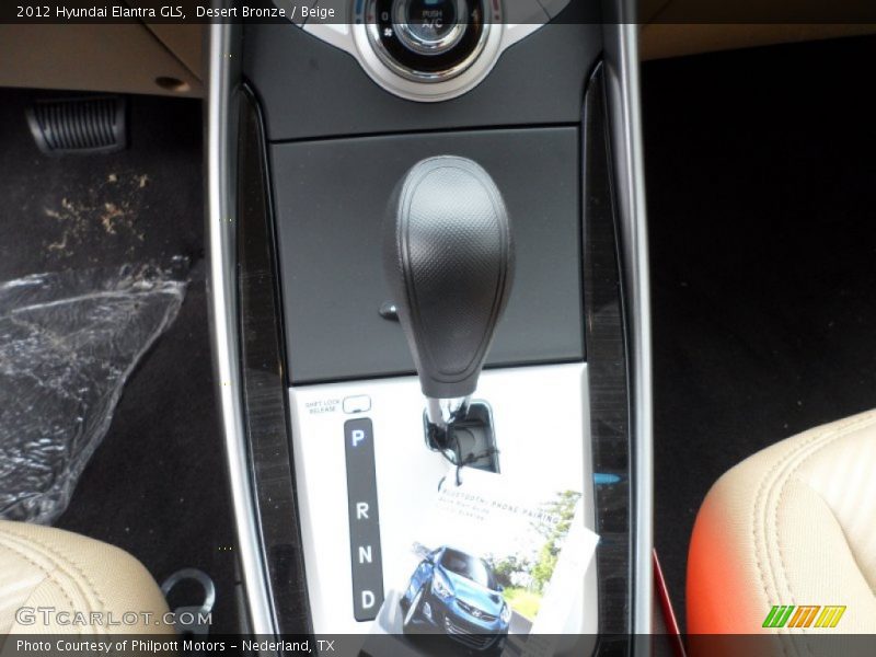  2012 Elantra GLS 6 Speed Shiftronic Automatic Shifter