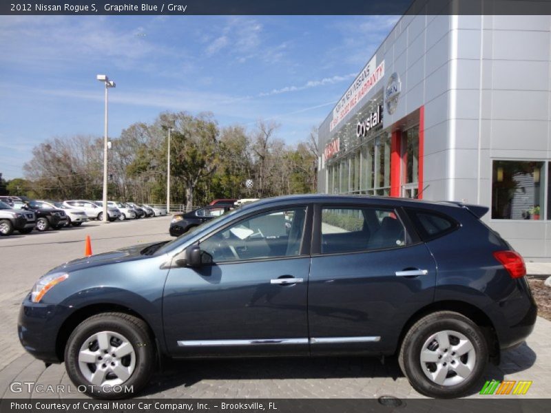 Graphite Blue / Gray 2012 Nissan Rogue S