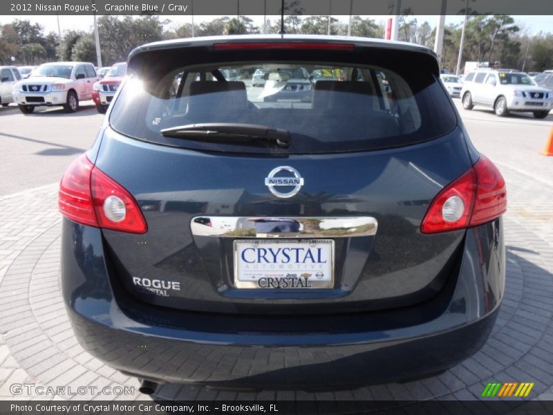 Graphite Blue / Gray 2012 Nissan Rogue S