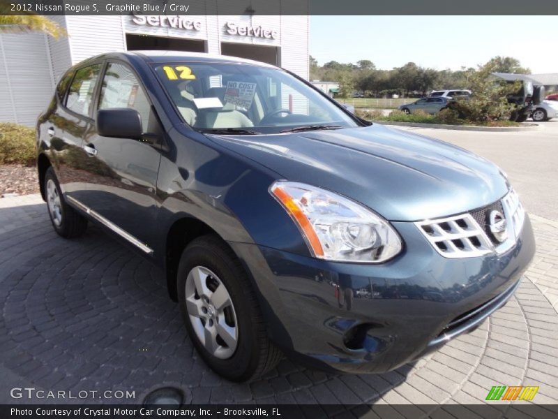 Graphite Blue / Gray 2012 Nissan Rogue S