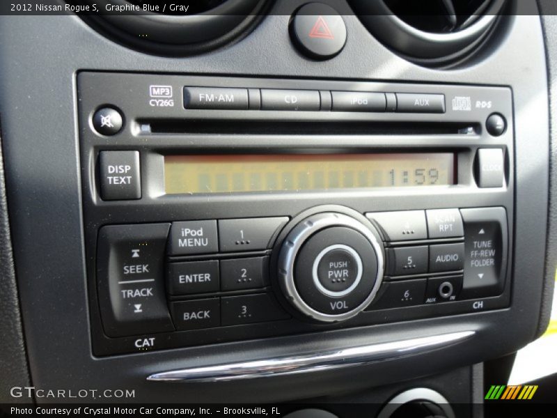 Graphite Blue / Gray 2012 Nissan Rogue S