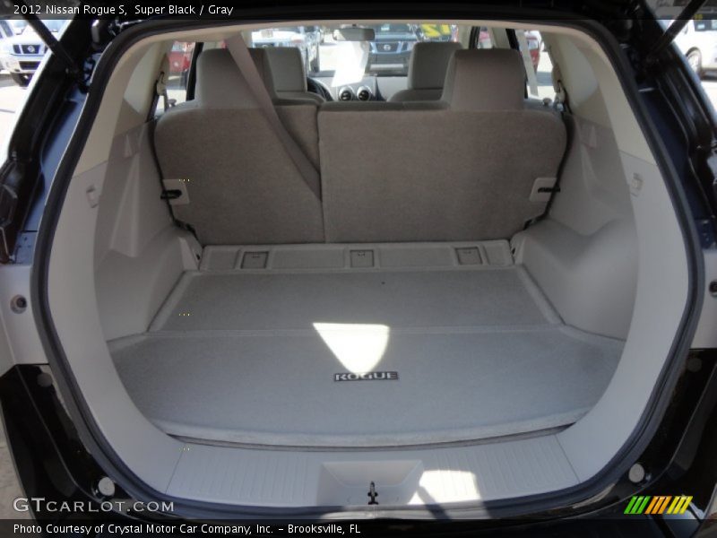 Super Black / Gray 2012 Nissan Rogue S