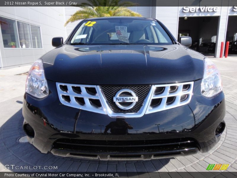Super Black / Gray 2012 Nissan Rogue S