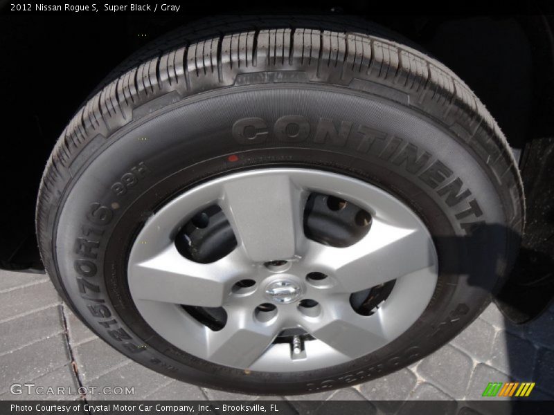 Super Black / Gray 2012 Nissan Rogue S