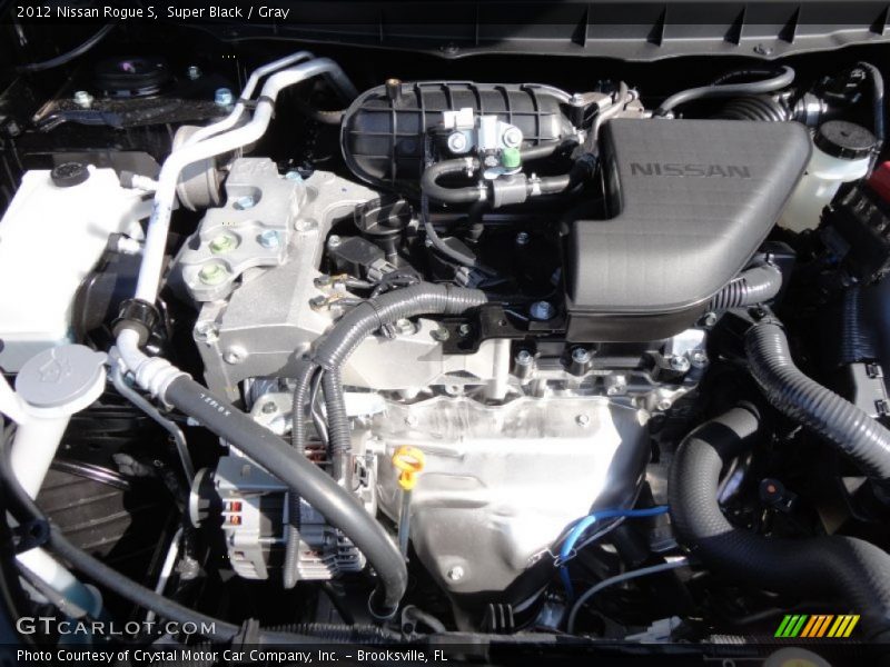 Super Black / Gray 2012 Nissan Rogue S