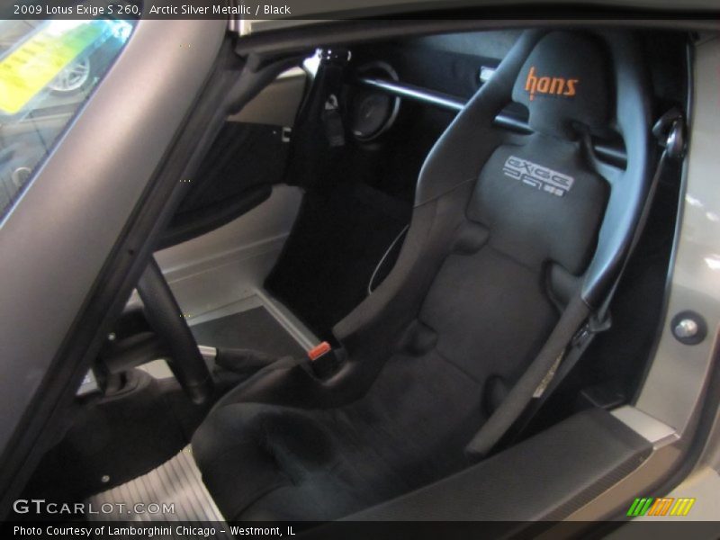 Front Seat of 2009 Exige S 260