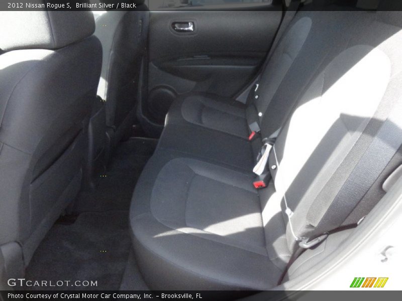 Brilliant Silver / Black 2012 Nissan Rogue S