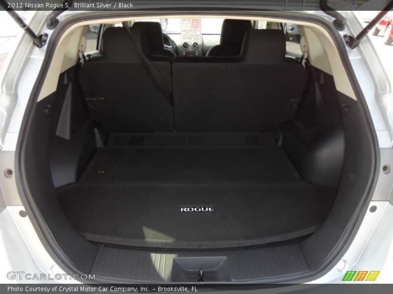 Brilliant Silver / Black 2012 Nissan Rogue S