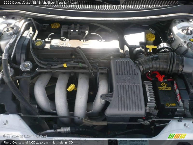Bright Silver Metallic / Agate 2000 Dodge Stratus SE