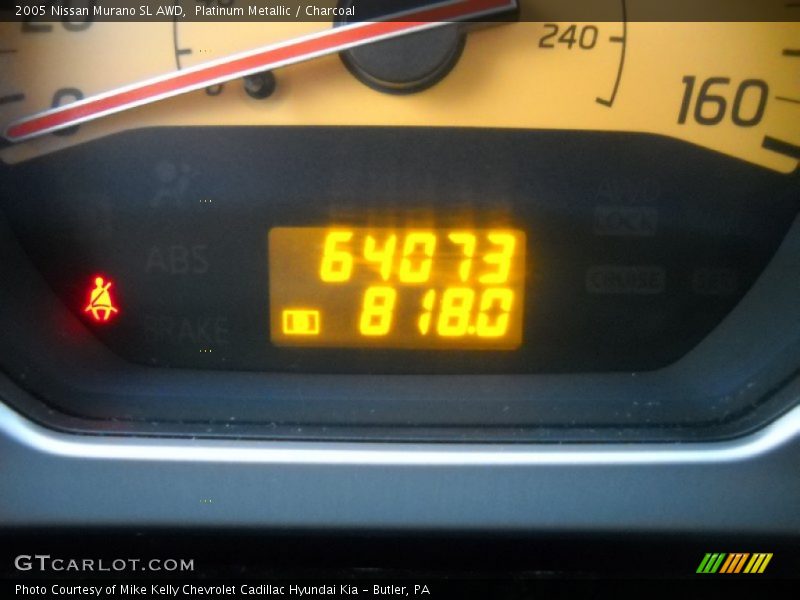 Platinum Metallic / Charcoal 2005 Nissan Murano SL AWD