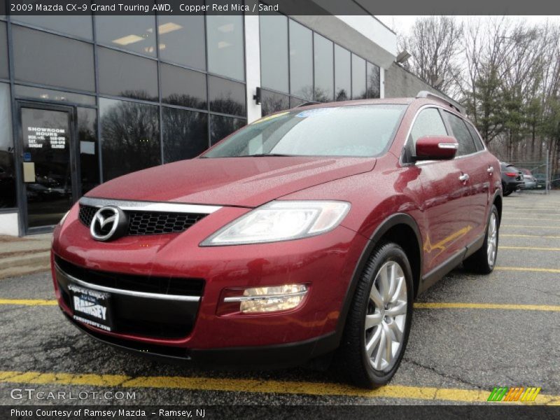 Copper Red Mica / Sand 2009 Mazda CX-9 Grand Touring AWD