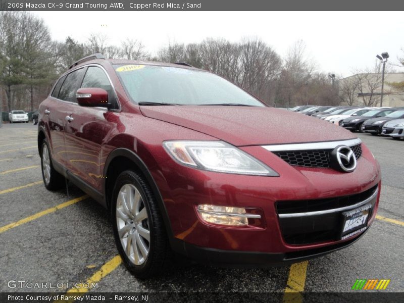 Copper Red Mica / Sand 2009 Mazda CX-9 Grand Touring AWD