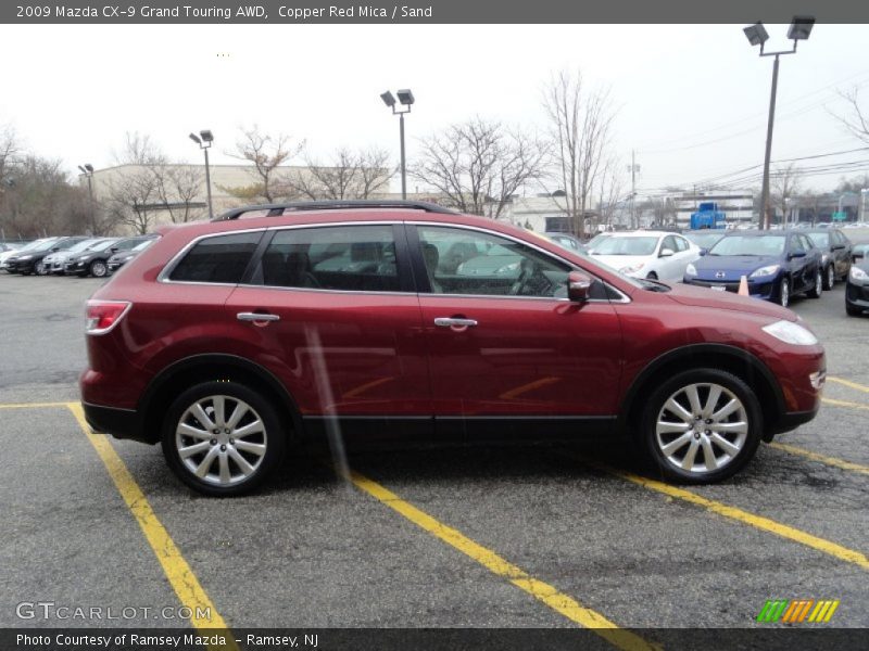 Copper Red Mica / Sand 2009 Mazda CX-9 Grand Touring AWD