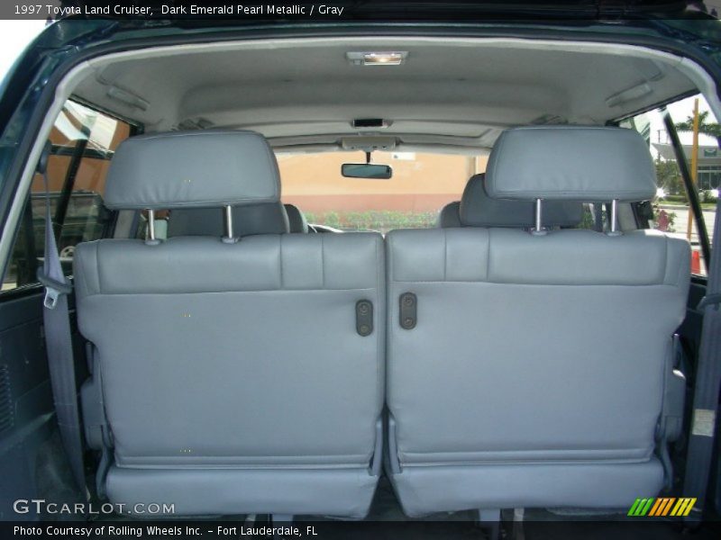 Dark Emerald Pearl Metallic / Gray 1997 Toyota Land Cruiser