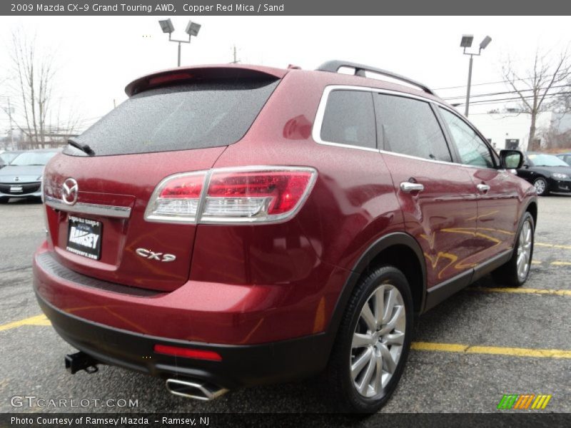 Copper Red Mica / Sand 2009 Mazda CX-9 Grand Touring AWD