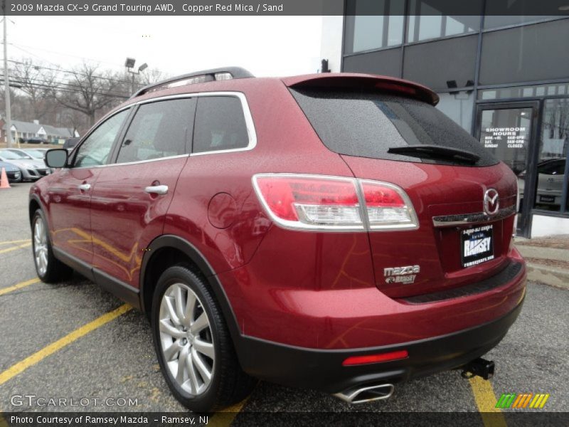 Copper Red Mica / Sand 2009 Mazda CX-9 Grand Touring AWD