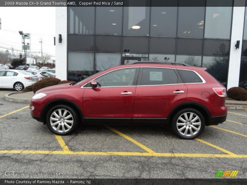 Copper Red Mica / Sand 2009 Mazda CX-9 Grand Touring AWD
