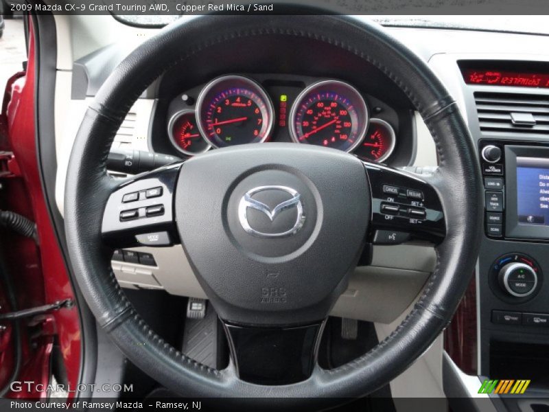 Copper Red Mica / Sand 2009 Mazda CX-9 Grand Touring AWD
