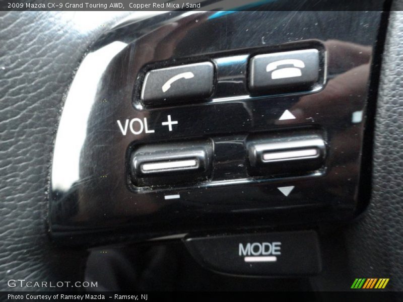 Copper Red Mica / Sand 2009 Mazda CX-9 Grand Touring AWD