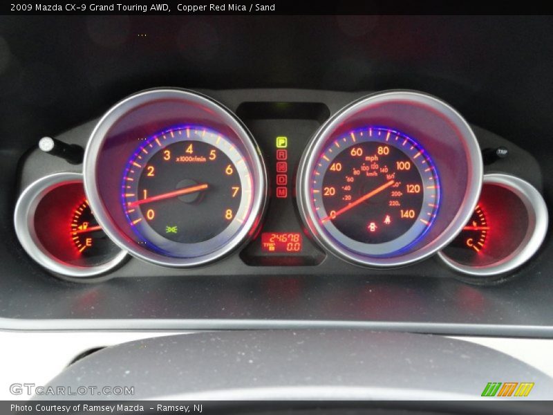 Copper Red Mica / Sand 2009 Mazda CX-9 Grand Touring AWD