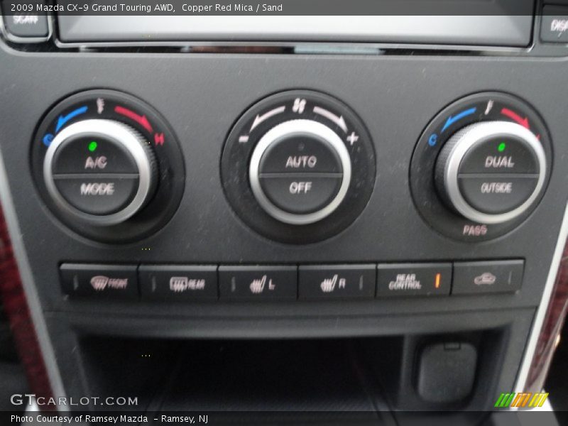 Copper Red Mica / Sand 2009 Mazda CX-9 Grand Touring AWD