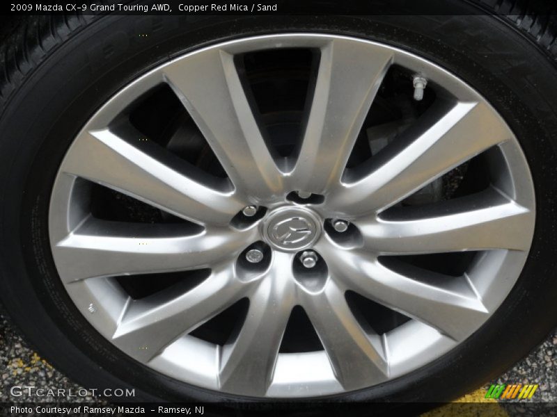 Copper Red Mica / Sand 2009 Mazda CX-9 Grand Touring AWD