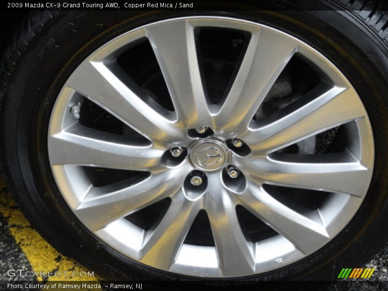 Copper Red Mica / Sand 2009 Mazda CX-9 Grand Touring AWD