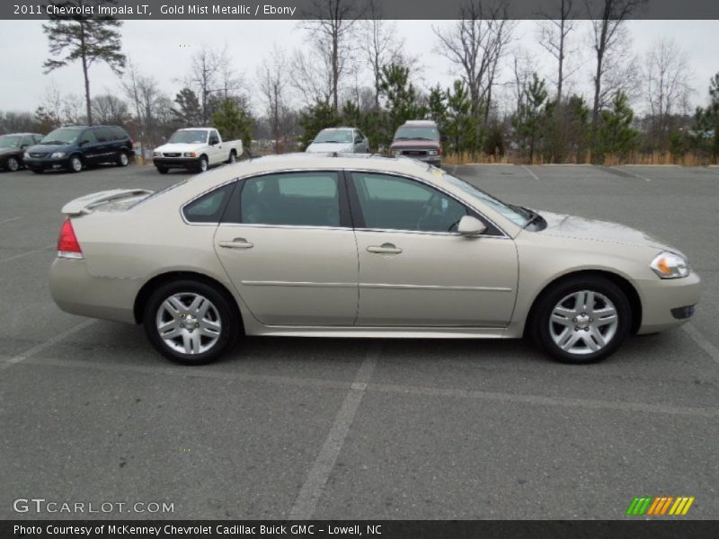 Gold Mist Metallic / Ebony 2011 Chevrolet Impala LT