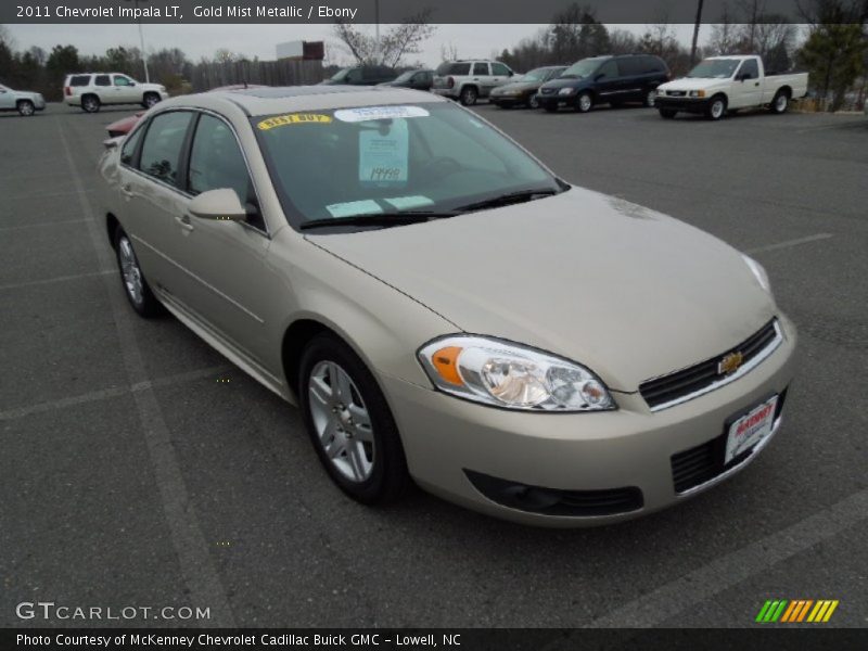 Gold Mist Metallic / Ebony 2011 Chevrolet Impala LT