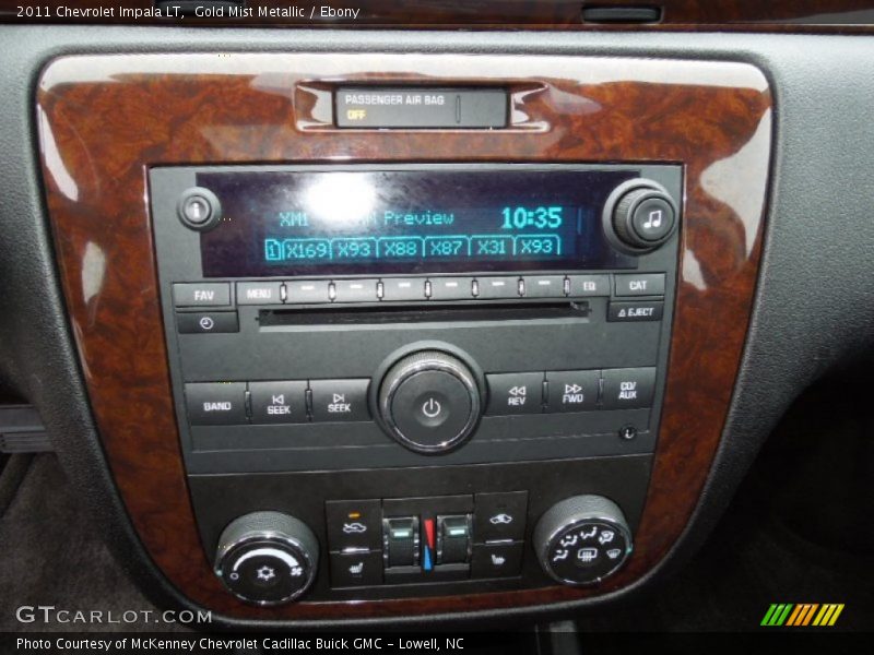 Gold Mist Metallic / Ebony 2011 Chevrolet Impala LT