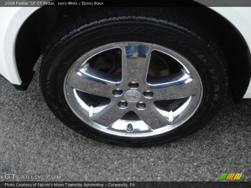 Ivory White / Ebony Black 2008 Pontiac G6 GT Sedan