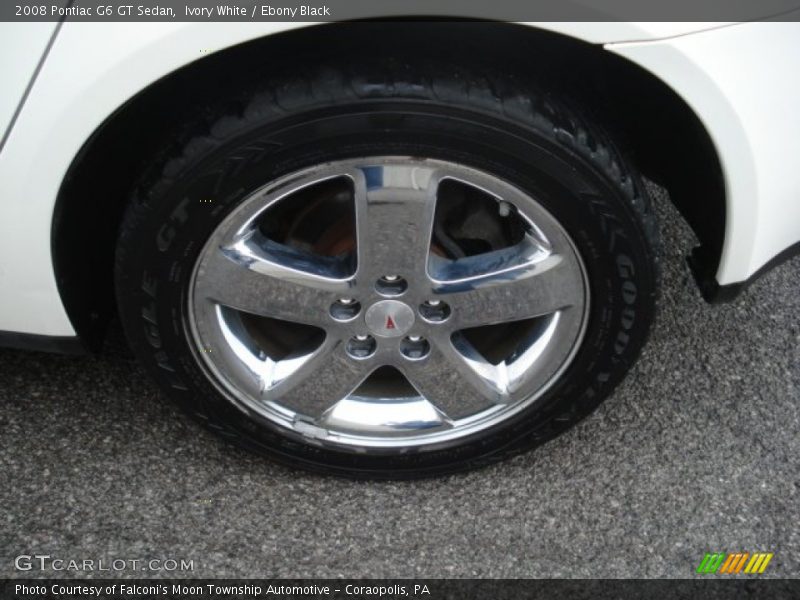 Ivory White / Ebony Black 2008 Pontiac G6 GT Sedan