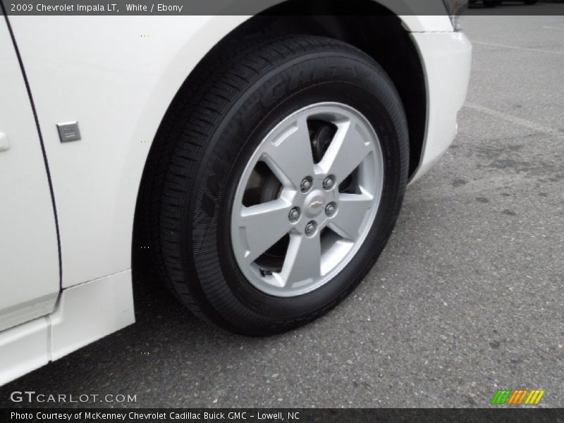 White / Ebony 2009 Chevrolet Impala LT