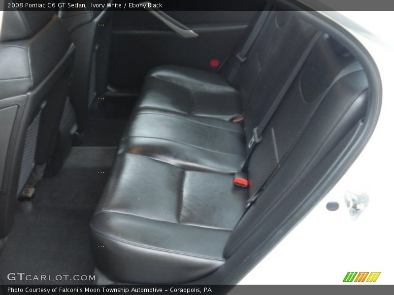 Ivory White / Ebony Black 2008 Pontiac G6 GT Sedan