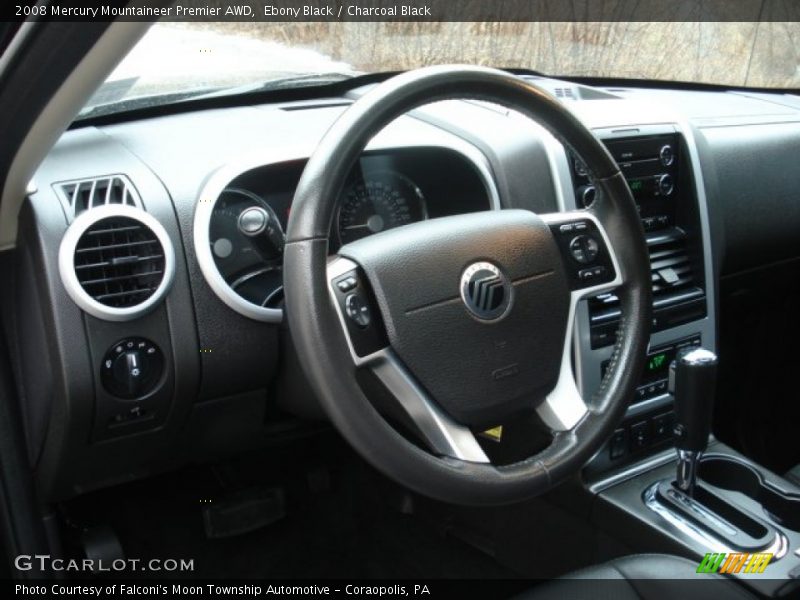 Ebony Black / Charcoal Black 2008 Mercury Mountaineer Premier AWD