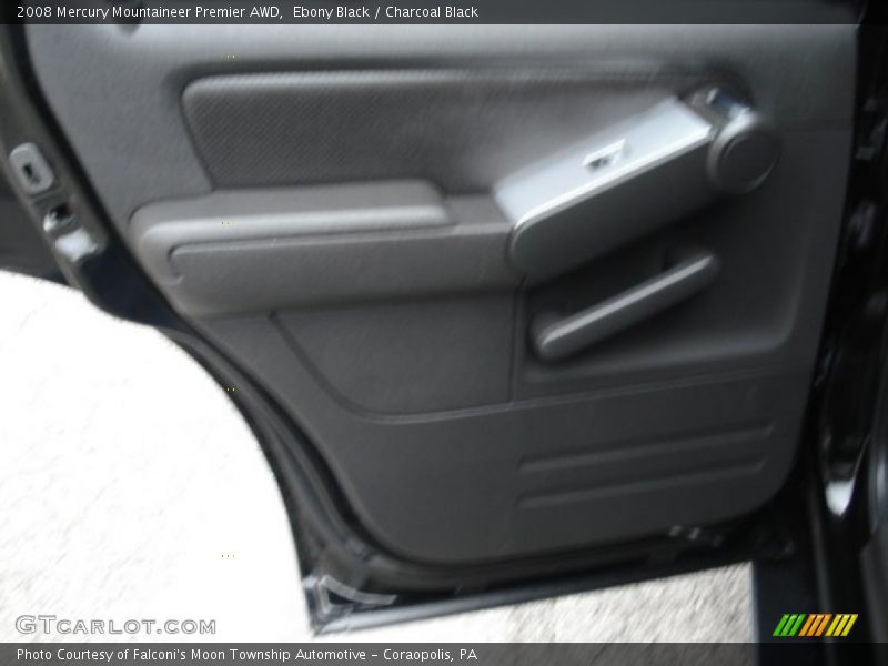 Ebony Black / Charcoal Black 2008 Mercury Mountaineer Premier AWD