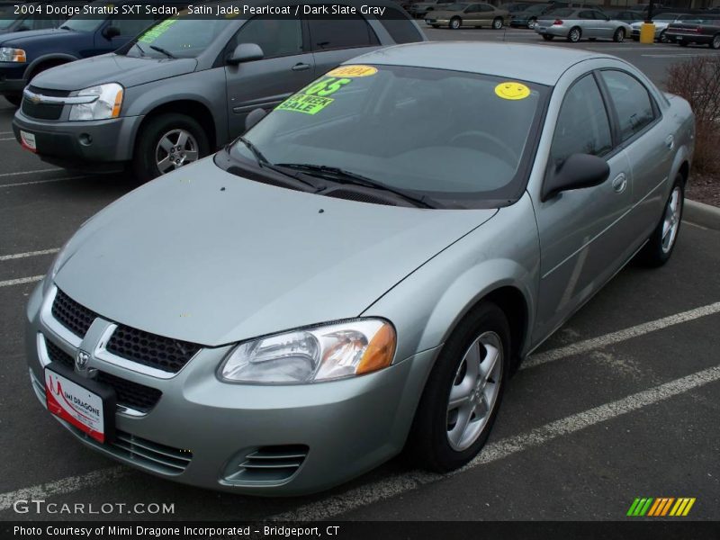 Satin Jade Pearlcoat / Dark Slate Gray 2004 Dodge Stratus SXT Sedan