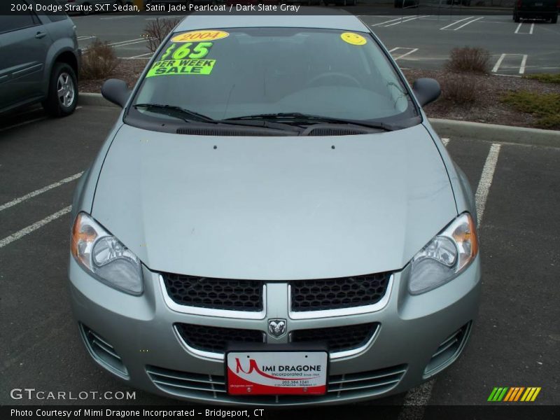 Satin Jade Pearlcoat / Dark Slate Gray 2004 Dodge Stratus SXT Sedan