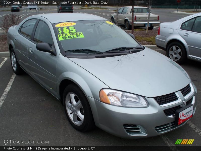 Satin Jade Pearlcoat / Dark Slate Gray 2004 Dodge Stratus SXT Sedan
