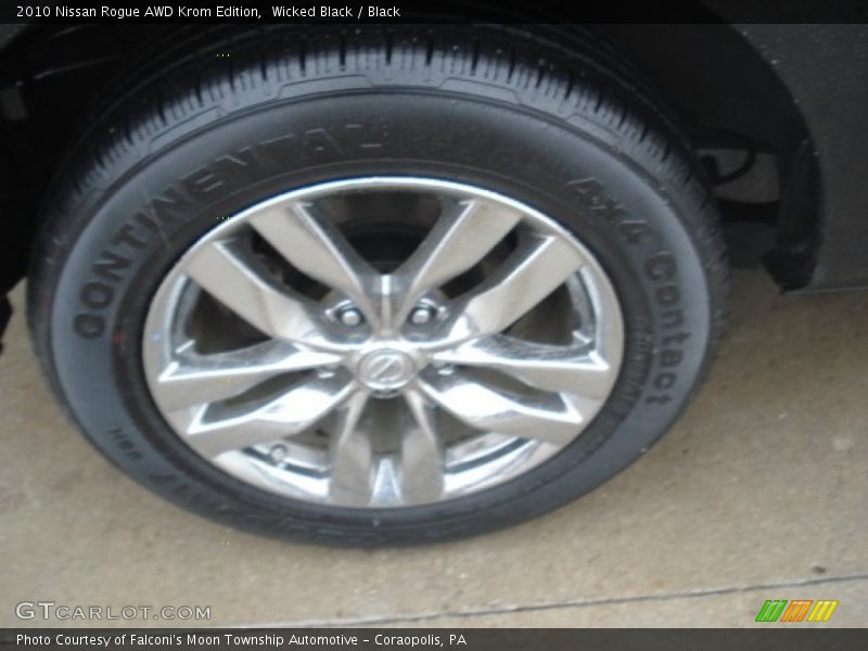 Wicked Black / Black 2010 Nissan Rogue AWD Krom Edition