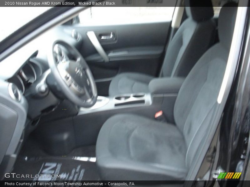 Wicked Black / Black 2010 Nissan Rogue AWD Krom Edition