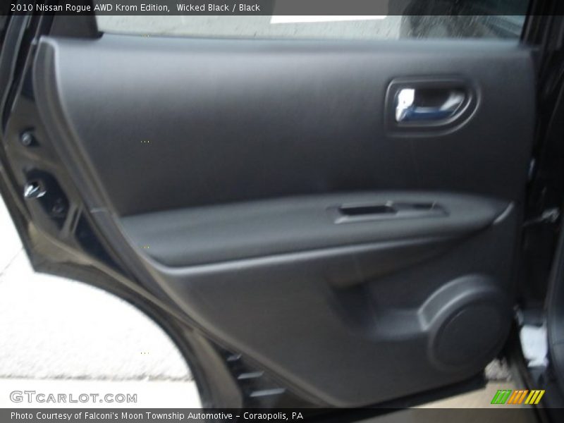 Wicked Black / Black 2010 Nissan Rogue AWD Krom Edition