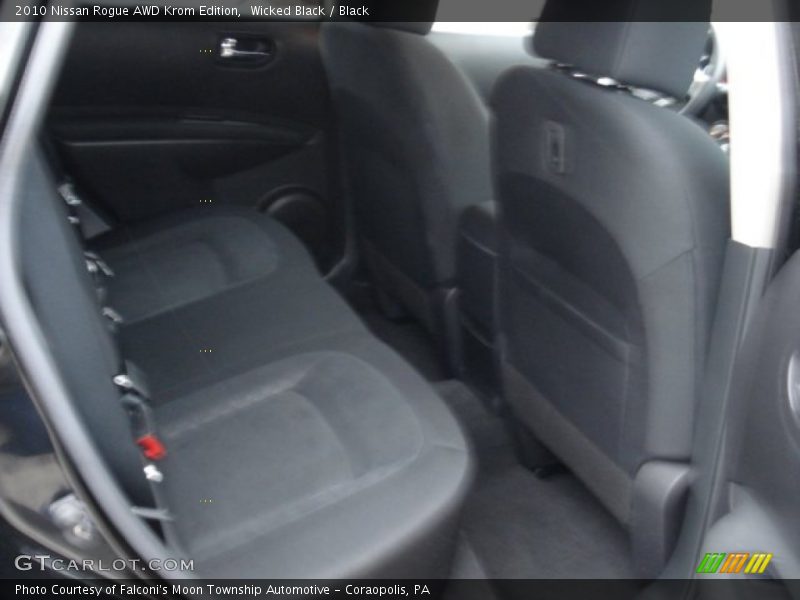 Wicked Black / Black 2010 Nissan Rogue AWD Krom Edition
