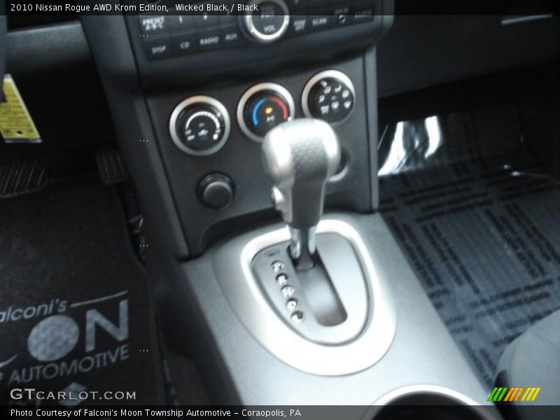 Wicked Black / Black 2010 Nissan Rogue AWD Krom Edition